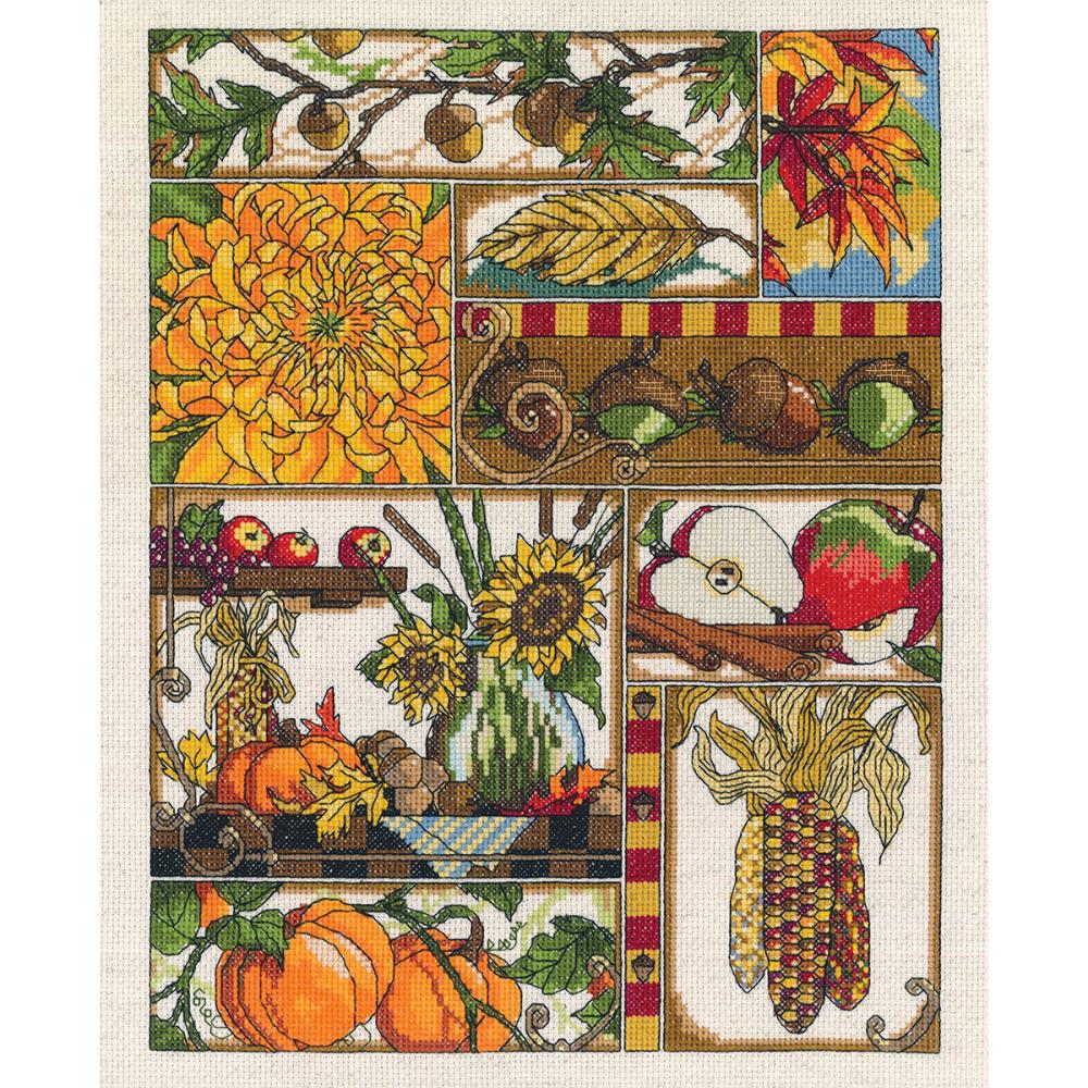 Autumn Montage Counted Cross Stitch Kit